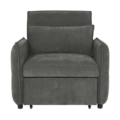 Разтегателен фотьойл AKETI - тъмносив М18