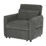 Разтегателен фотьойл AKETI - тъмносив М18