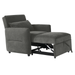 Разтегателен фотьойл AKETI - тъмносив М18