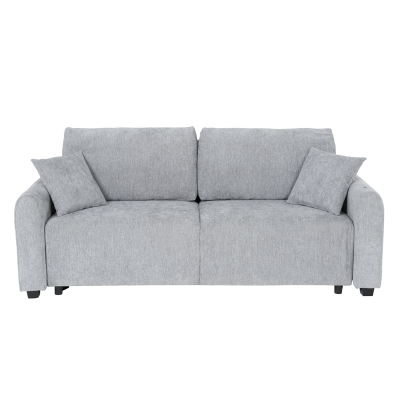 Разтегателен диван - тройка LOMELA - светлосив L03