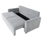 Разтегателен диван - тройка LOMELA - светлосив L03