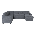 Ъглов разтегателен диван IKELA - сив