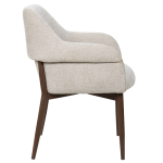 Трапезен стол BOLO - бежов 6 WAL