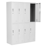 Метален шкаф Carmen CR-1276 J - сив