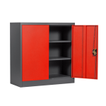 Метален шкаф Carmen CR-1239 E J SAND - червен-графит