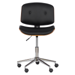 Работен офис стол Carmen 6403 - орех - черен