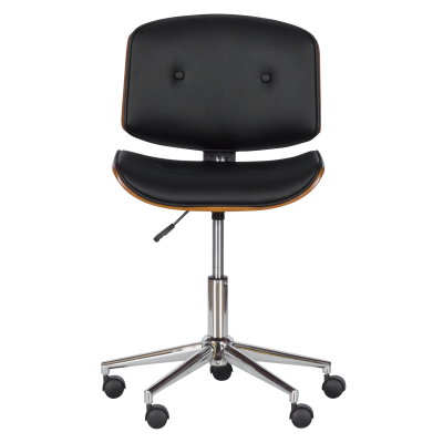 Работен офис стол Carmen 6403 - орех - черен