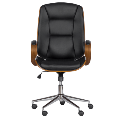 Президентски офис стол Carmen 6406 - орех-черен