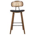 Бар стол Carmen 4029 - орех/черен