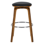 Бар стол Carmen 4030 - орех/черен