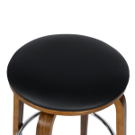 Бар стол Carmen 4030 - орех/черен