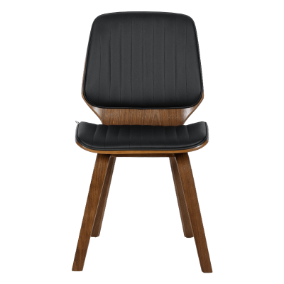 Трапезен стол Carmen 9978 - орех/черен