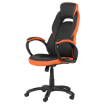 Геймърски стол Carmen 7511 - черно-оранжев