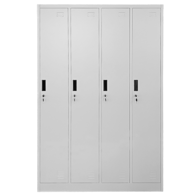 Метален шкаф Carmen CR-1242-4 J - сив