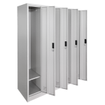 Метален шкаф Carmen CR-1242-4 J - сив