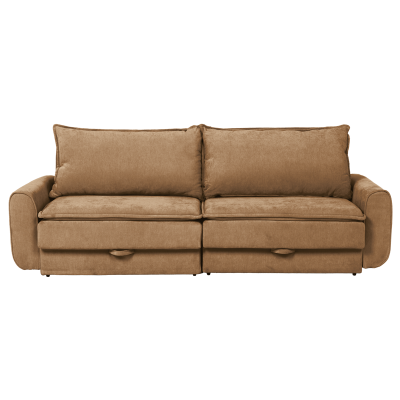 Разтегателен диван - тройка BALAMBA - охра Н37