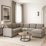 Ъглов разтегателен диван IKELA - бежов