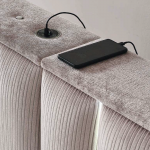 Тапицирана спалня с матрак MOONLIGHT 180 x 200 - бежов 03