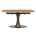 Разтегателна трапезна маса CARLOS - тъмен орех