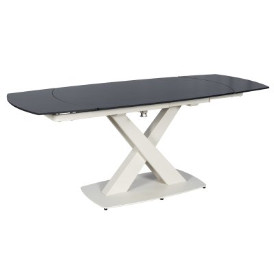 Разтегателна трапезна маса MATEO - черна