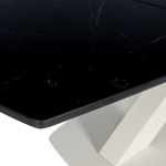 Разтегателна трапезна маса MATEO - черна