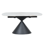 Разтегателна трапезна маса UPATA - бяла