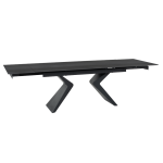 Разтегателна трапезна маса GUAMA - черна
