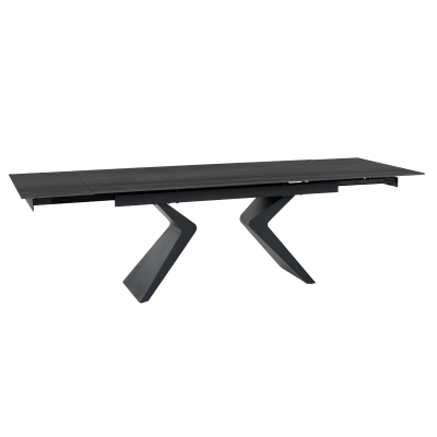 Разтегателна трапезна маса GUAMA - черна