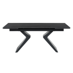 Разтегателна трапезна маса GUAMA - черна