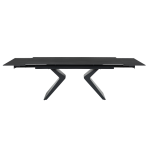 Разтегателна трапезна маса GUAMA - черна