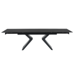 Разтегателна трапезна маса GUAMA - черна