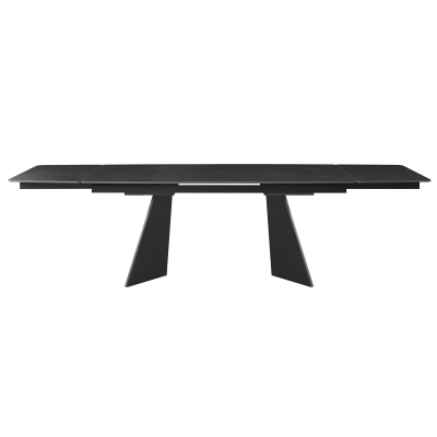 Разтегателна трапезна маса CARORA - черна
