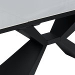 Разтегателна трапезна маса TOME - бяла