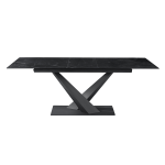 Разтегателна трапезна маса TINACO - черна