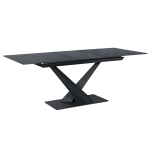 Разтегателна трапезна маса TINACO - черна