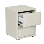 Нощно шкафче за спалня SIESTA - крем 01