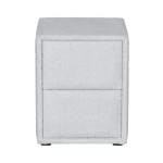 Нощно шкафче за спалня CANCUN - сребърен AN
