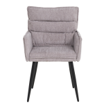 Трапезен стол с подлакътници IKSAN - бежов R91