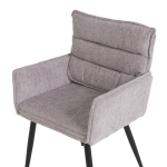 Трапезен стол с подлакътници IKSAN - бежов R91