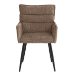 Трапезен стол с подлакътници IKSAN - кафяв R38