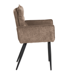 Трапезен стол с подлакътници IKSAN - кафяв R38