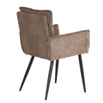 Трапезен стол с подлакътници IKSAN - кафяв R38