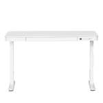 Ергономично регулируемо бюро Carmen CR-118 E - 140 см - бяло