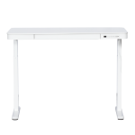 Ергономично регулируемо бюро Carmen CR-118 E - 140 см - бяло