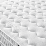 Тапицирана спалня с матрак PAROS 180 х 200 - сребърен AN