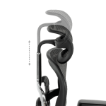 Ергономичен стол ERGOHUMAN ELITE 2 - черна рамка - черен