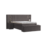 Тапицирана спалня с матрак FLORIDA 180 х 200 - сив 29