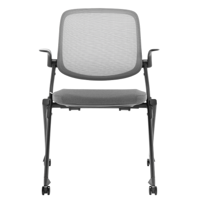 Посетителски стол AGNO - тъмносив