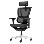 Ергономичен стол ERGOHUMAN IOO ULTRA - черна рамка - черен