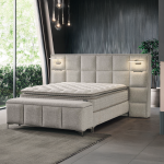 Тапицирана спалня с матрак I SLEEP 180 х 200 - шампанско 318